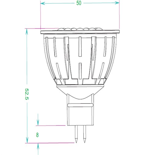 D款 MR16 SMD 5W射灯