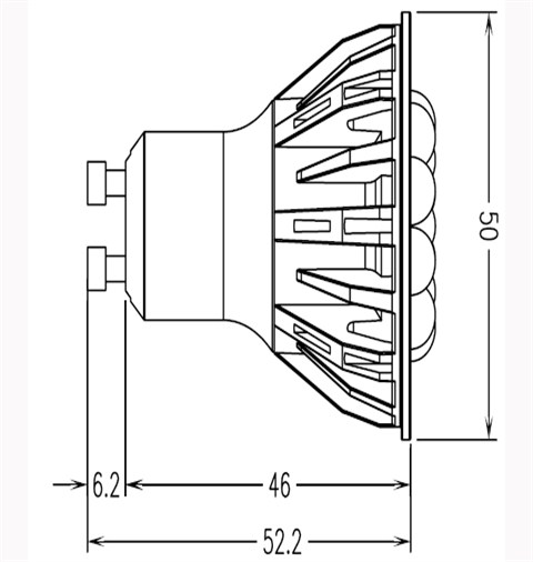 C款 GU10 SMD 5W射灯